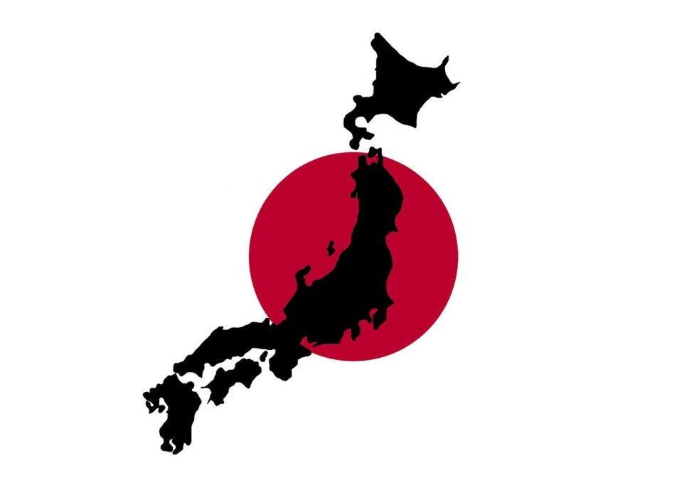 日本と日本国旗