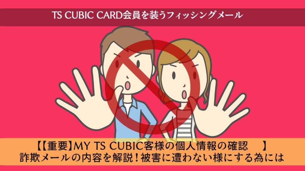 MY TS CUBIC 個人情報の確認